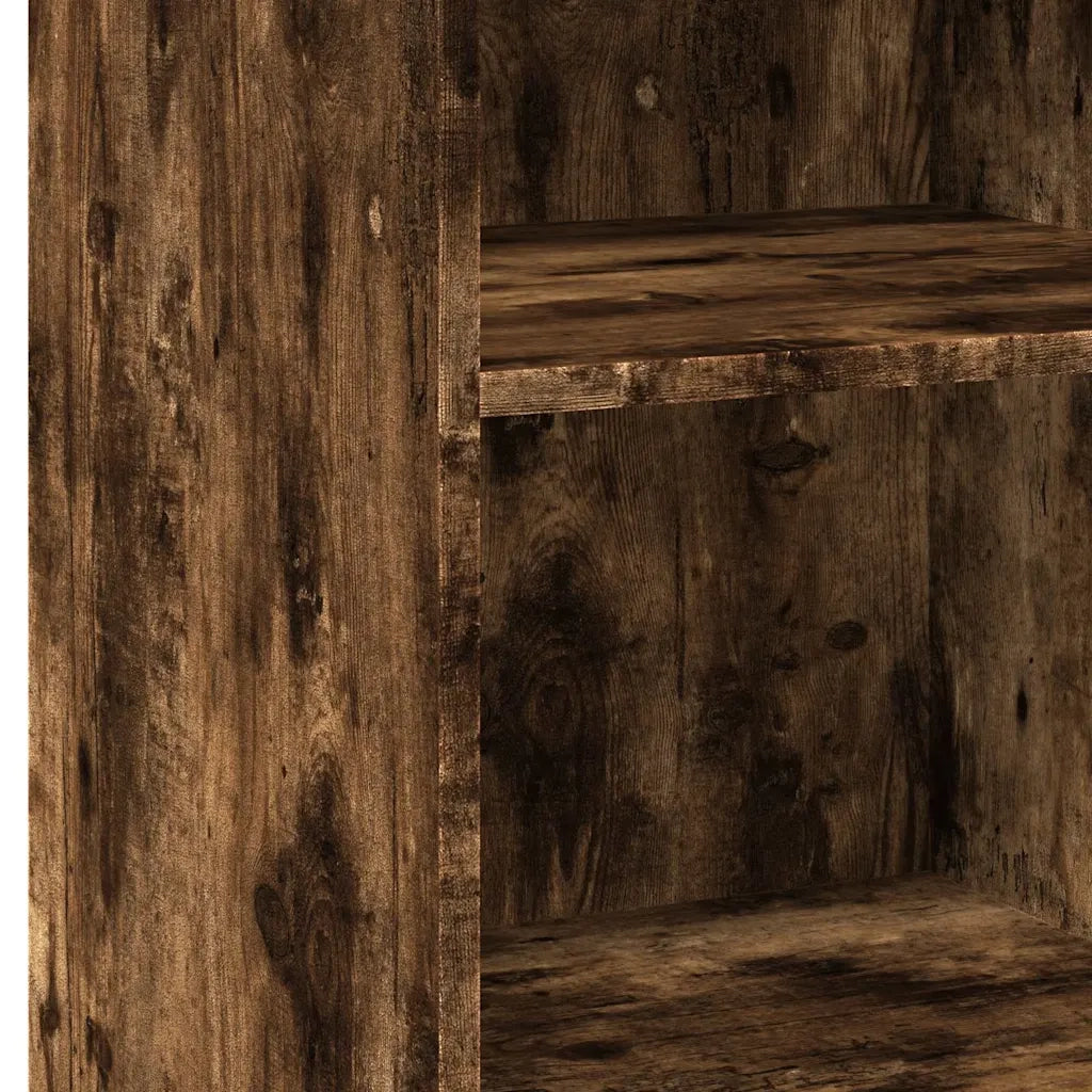 vidaXL Credenza Rovere Fumo 50x41x93 cm in Legno Multistrato