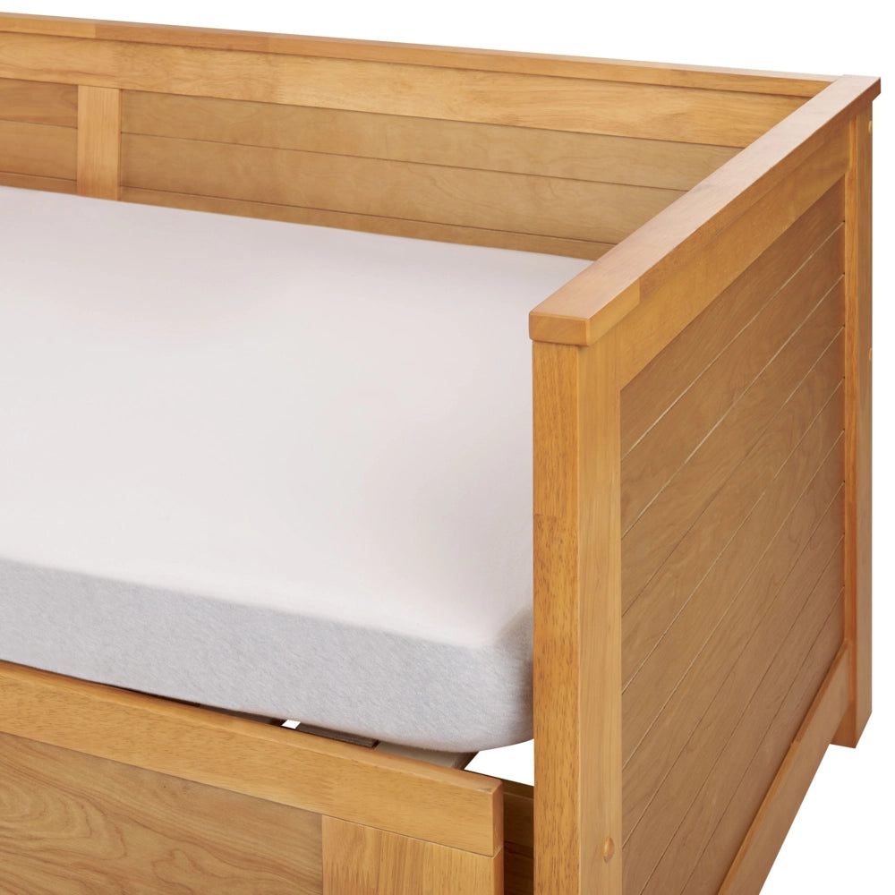 Letto singolo in legno MDF 3 Cassetti a Doghe con contenitore 90/180 x 200 cm cameretta ospiti