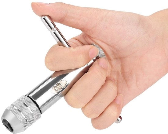 Set di chiavi a T per tappare a mano - Accessori per tappare manualmente - Contenuto 2 pezzi - Adatto per M5-M12 - Chiave a T con tappo