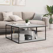 Mensole Parete 4pz Grigio Sonoma 80x40x1,5cm Legno Multistrato 838275