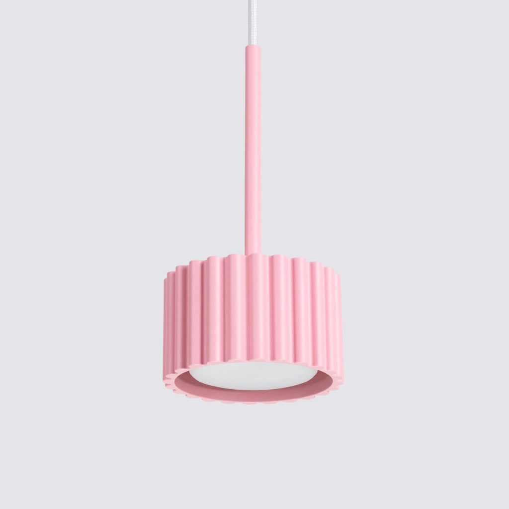 Lampada a sospensione AURA 1 rosa Gx53