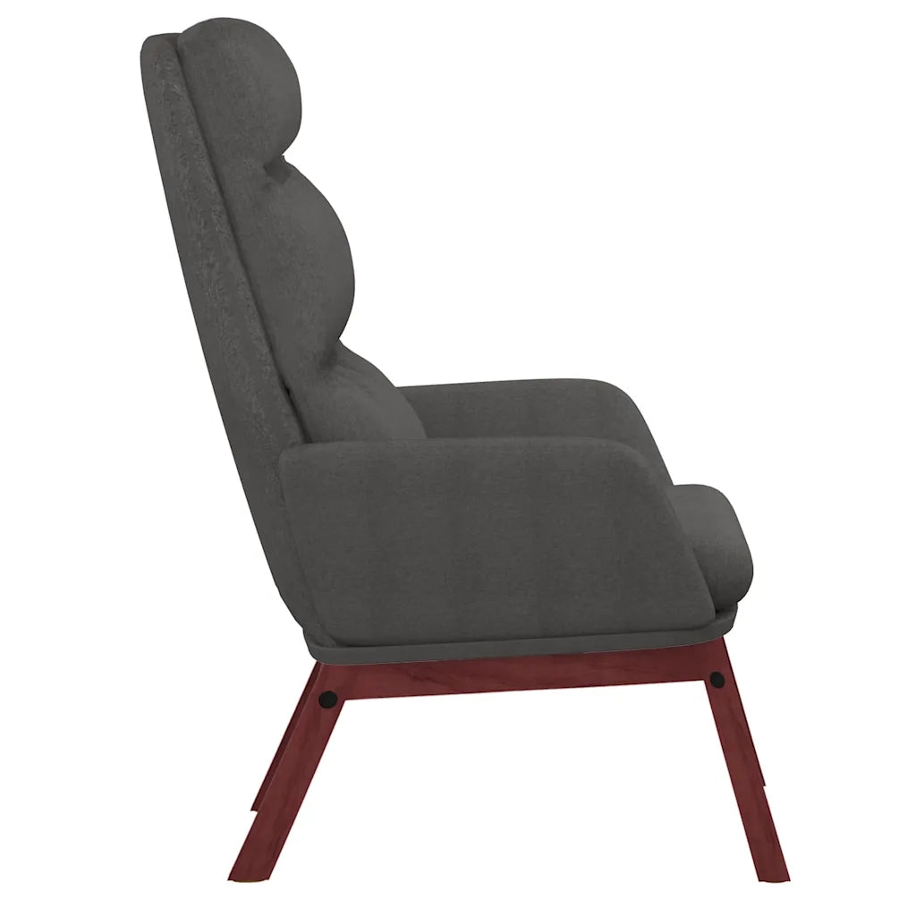 Poltrona Relax Grigio Scuro in Tessuto 341160