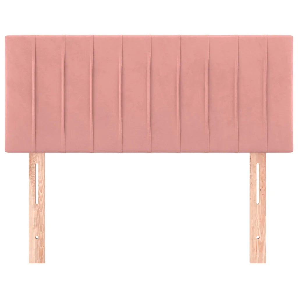 Testiera | Testata Rosa 80x5x78/88 cm in Velluto