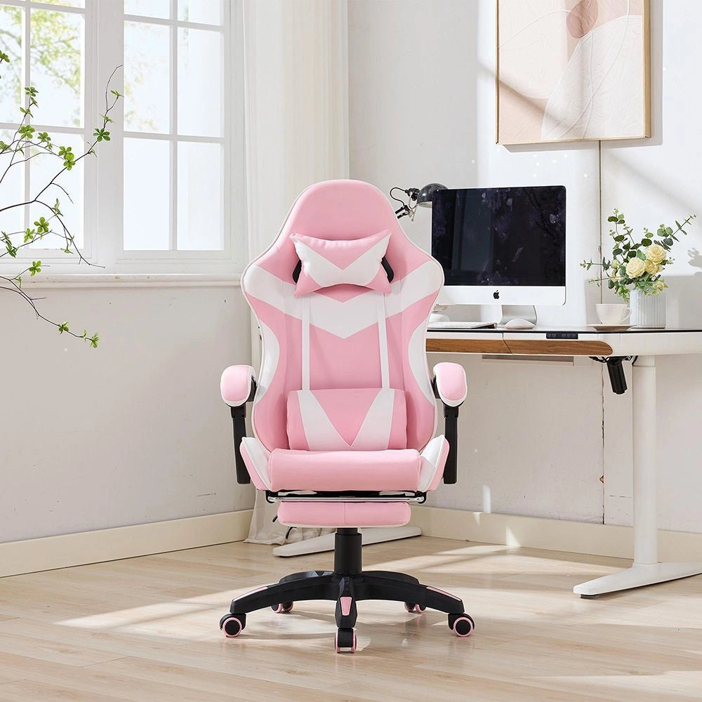 Sedia gaming ergonomica in pelle - Xylo - 360¡ã regolabile con poggiapiedi