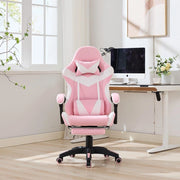 Sedia gaming ergonomica in pelle - Xylo - 360¡ã regolabile con poggiapiedi
