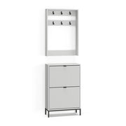 Vicco Armadio Bianco 60 x 92 cm Set, 2 parti