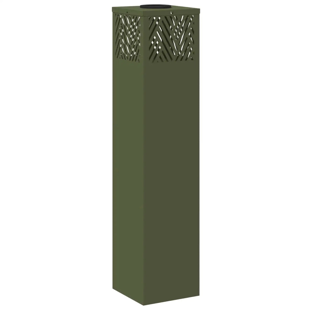 Faro LED solare per sentieri 2 pz Verde oliva CFW7870467