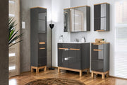 Mobile sottolavabo 60 cm 2 ante Bali Grafit 60 x 84 x 45 cm