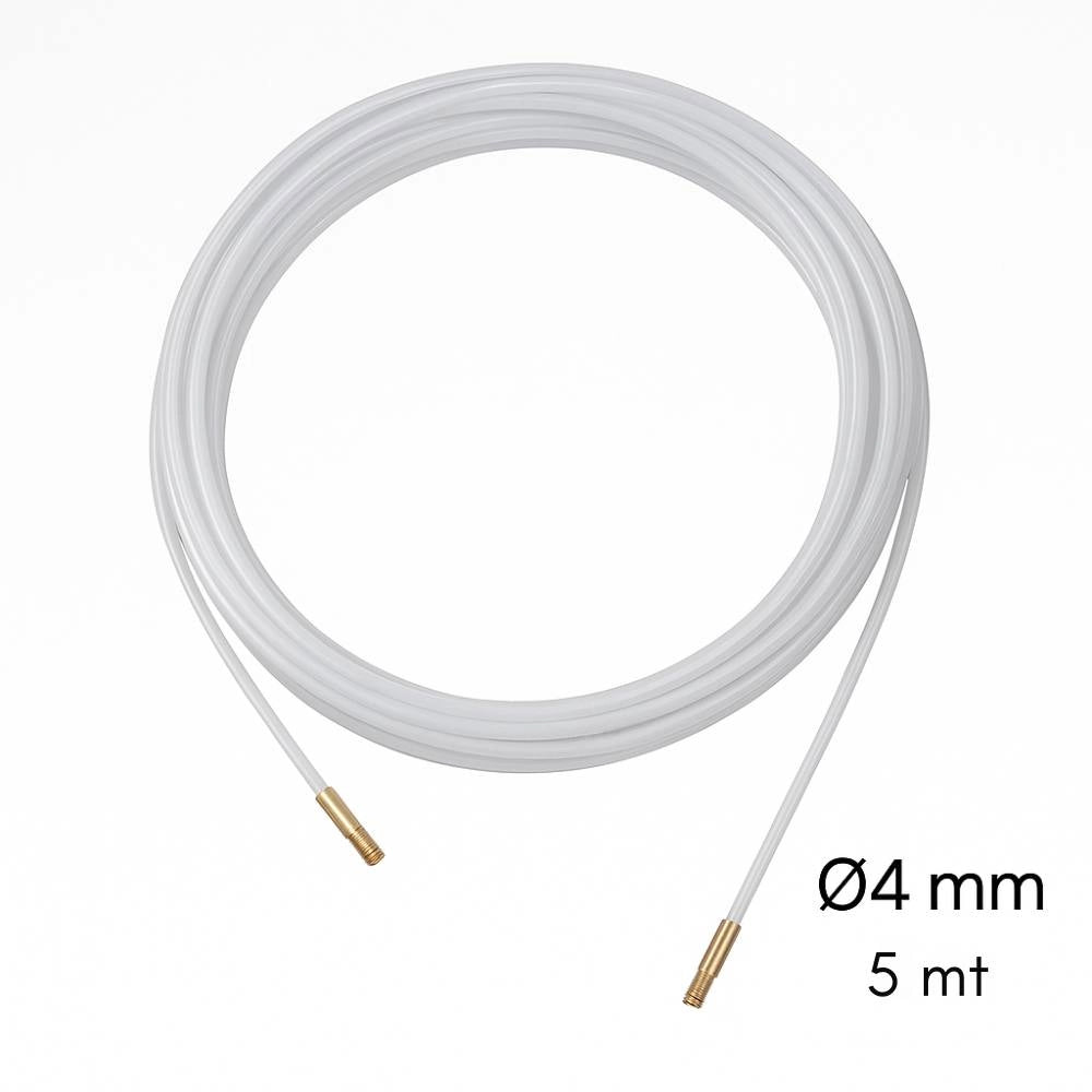 Ecova 31252 sonda passacavi professionale nylon bianco 5 metri