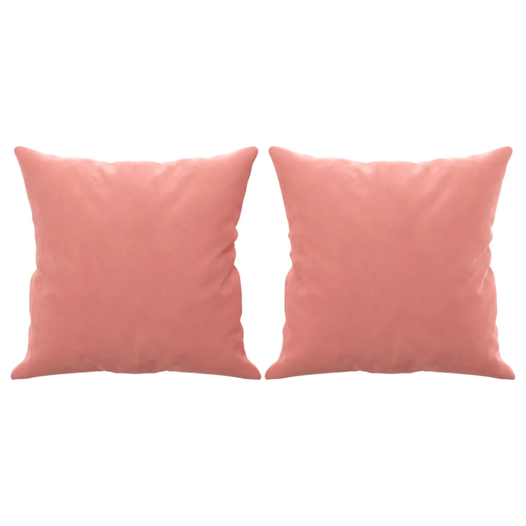 Cuscini Decorativi 2 pz Rosa 40x40 cm in Velluto CFW2015917
