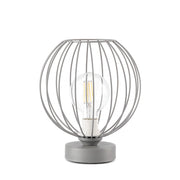 Lampada da tavolo Melone grigio