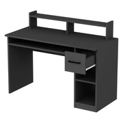 Roletto, Scrivania 5 Ripiani, 120x93x55h cm Nero Antracite