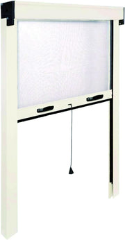 ZANZARIERA VERTICALE IN KIT col. Bianco (RAL 9010) cm.160x160