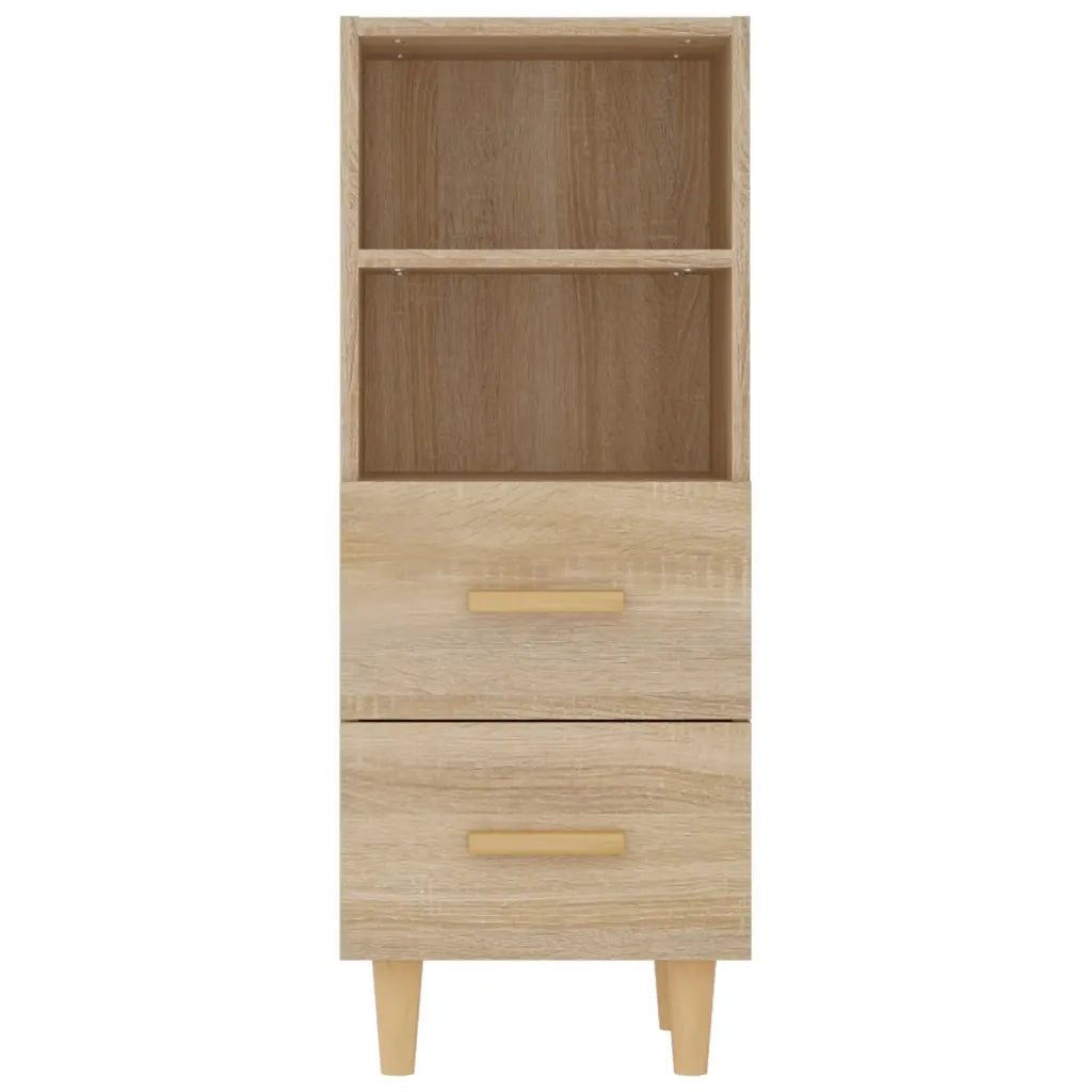 Credenza Rovere Sonoma 34,5x34x90 cm in Legno Multistrato cod mxl 9656