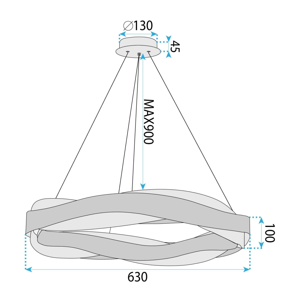 Lampada Da Soffitto Led App1802-cp Brush Gold