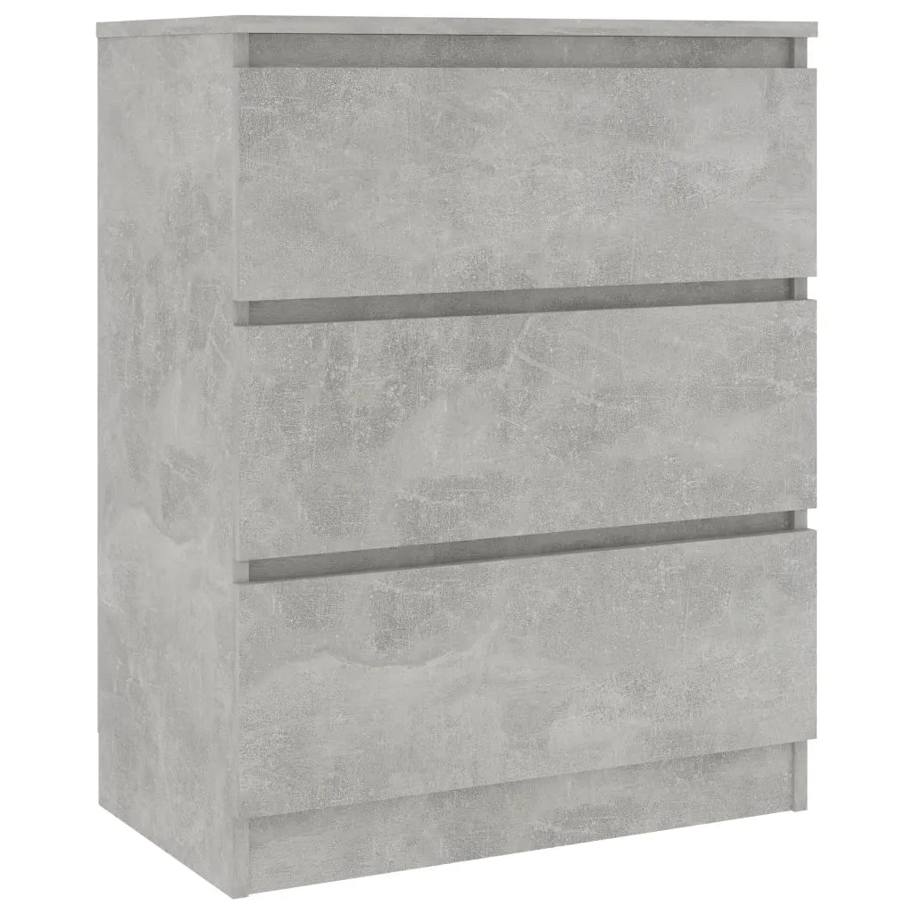 Credenza-Buffet-Armadio da cucina Grigio Cemento 60x35x76 cm in Legno Multistrato