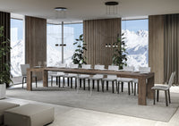 Tavolo Allungabile 160-420x90x77 cm Roxell Noce