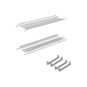 Scolapiatti Colapiatti In Acciaio Inox Compelto Di Staffe Di Montaggio Per Pensili Da 60Cm Lunghezza 56Cm