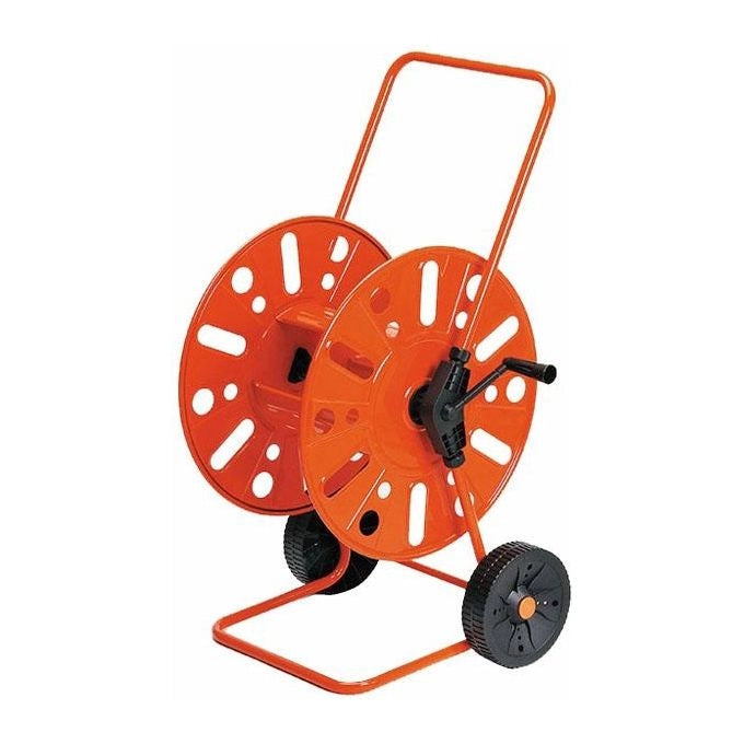 Agrati 316 Carrello avvolgitubo Capacita' 110 m tubo 1-2'' 80 m tubo 3-4'' Acciaio verniciato arancio con manovella laterale e 2 ruote colore Arancio