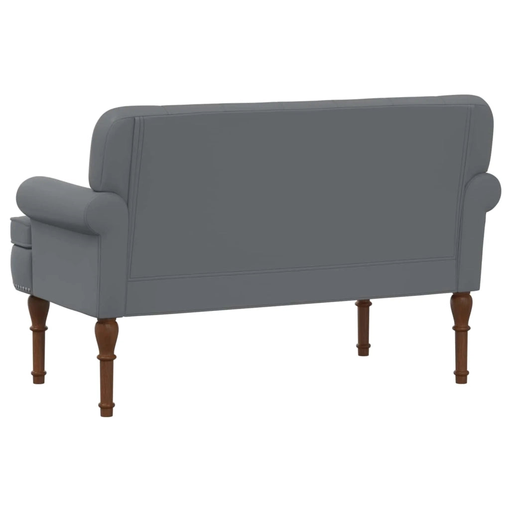 Loveseat con bottoni imbottiti Grigio 120 x 65 x 77 cm 42041859