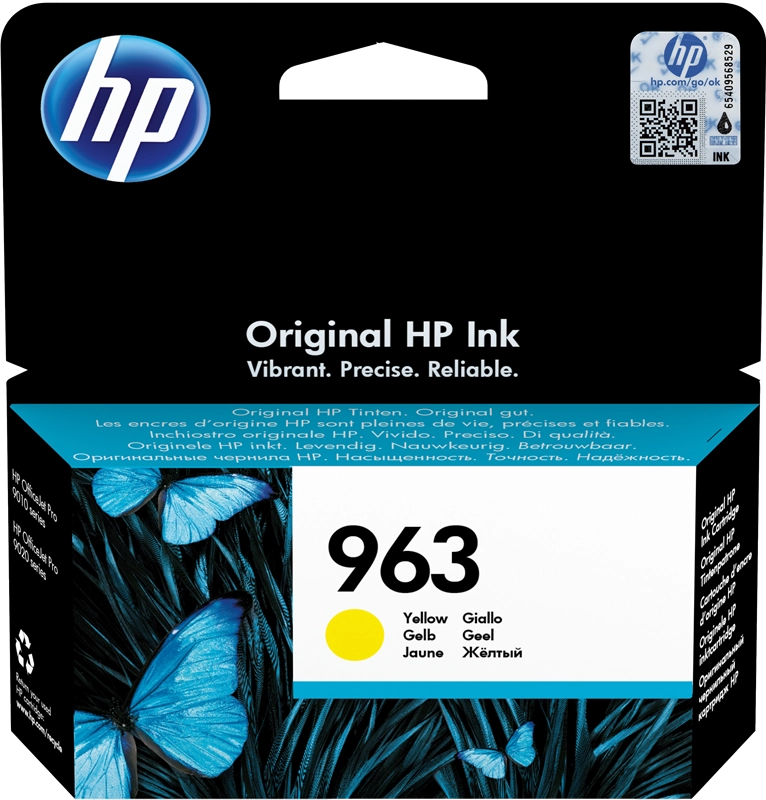 HP Cartuccia di inchiostro giallo originale 963