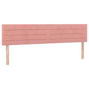 Testiera | Testata Rosa 180x5x78/88 cm in Velluto