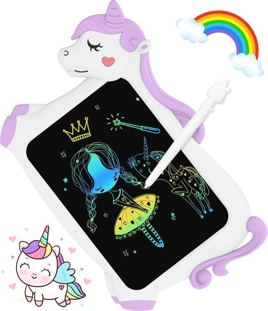 Tavolo da Disegno con LCD per Bambini - Attività di Gioco e Creatività per Ragazze e Ragazzi, Regalo Ideale per 3-6 Anni