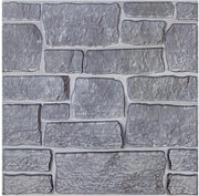 Pannelli da parete 3D a secco, 10 pezzi, finitura pietra, 30 x 30 cm, pannelli da parete 3D pietra, impermeabili in PVC per salotto, camera da letto, cucina, decorazione per parete interiore