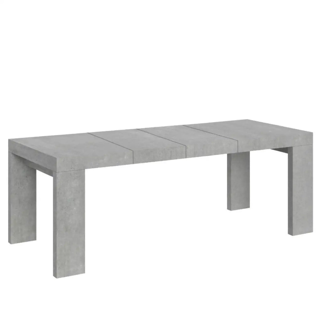 Tavolo allungabile 200/304x90 cm Roxell Premium colore cemento