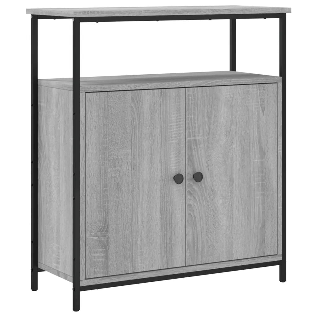 Credenza | Madia | Buffet da pranzo | Armadio da pranzo Grigio Sonoma 70x30x80 cm in Legno Multistrato