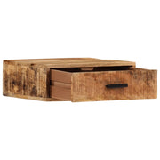 vidaXL Comodino a Parete 40x30x13,5 cm in Legno Massello di Mango