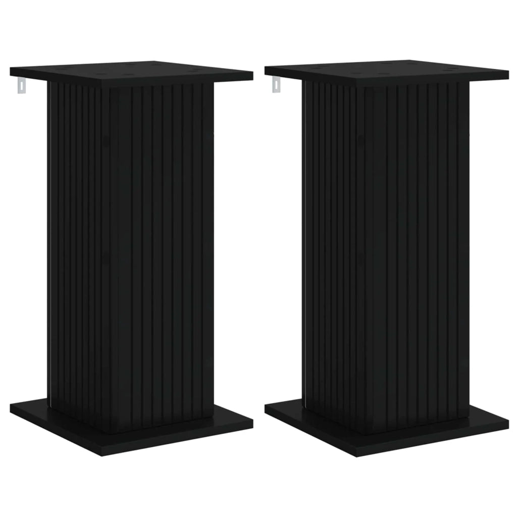 Supporto per piante 2 pcs Nero 30,5 x 30 x 60,5 cm 899783