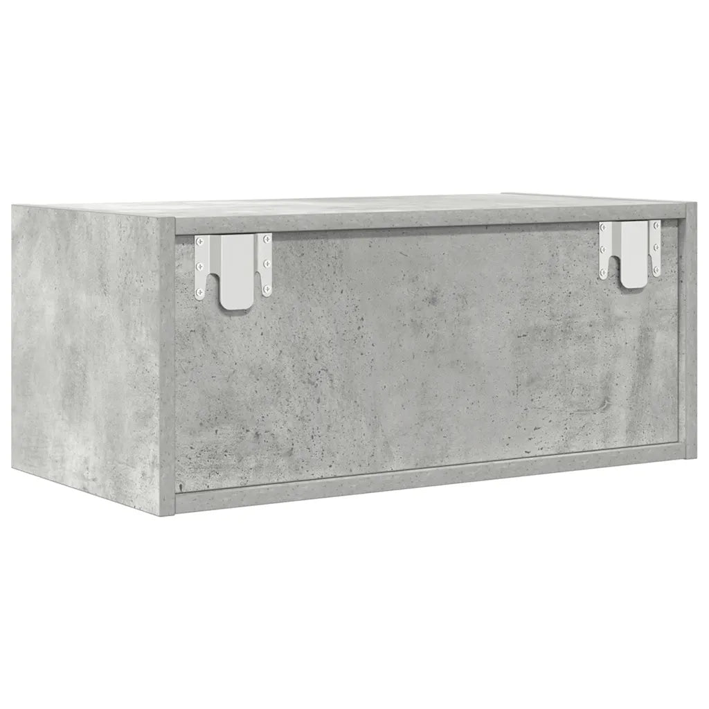 Mobile per TV Grigio Cemento 60x31x25,5 cm Legno Multistrato
