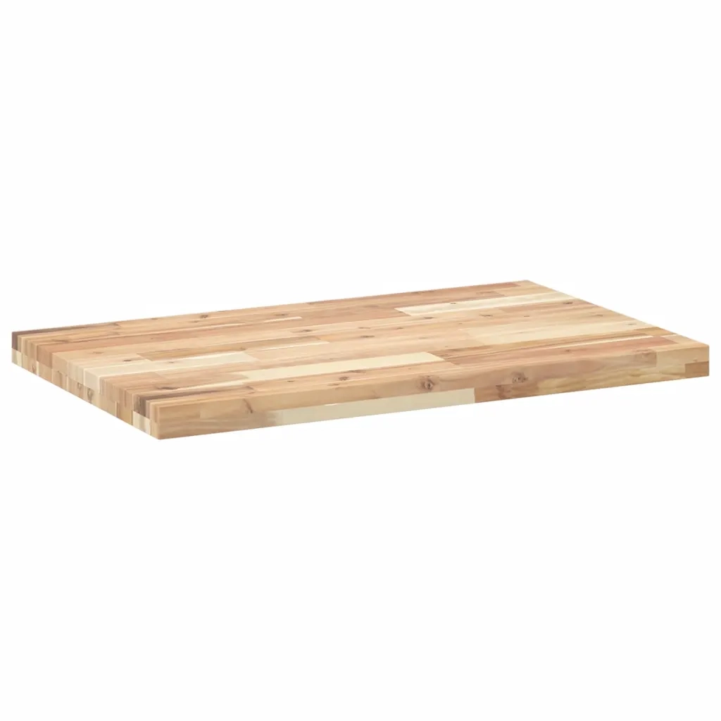 Piano da Bagno Non Trattato 120x50x4cm Legno Massello di Acacia 3279680