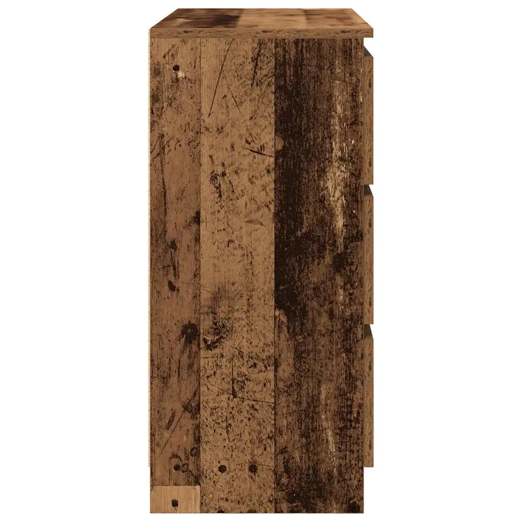 Credenza Legno Antico 80x35x76 cm in Legno Multistrato 861740