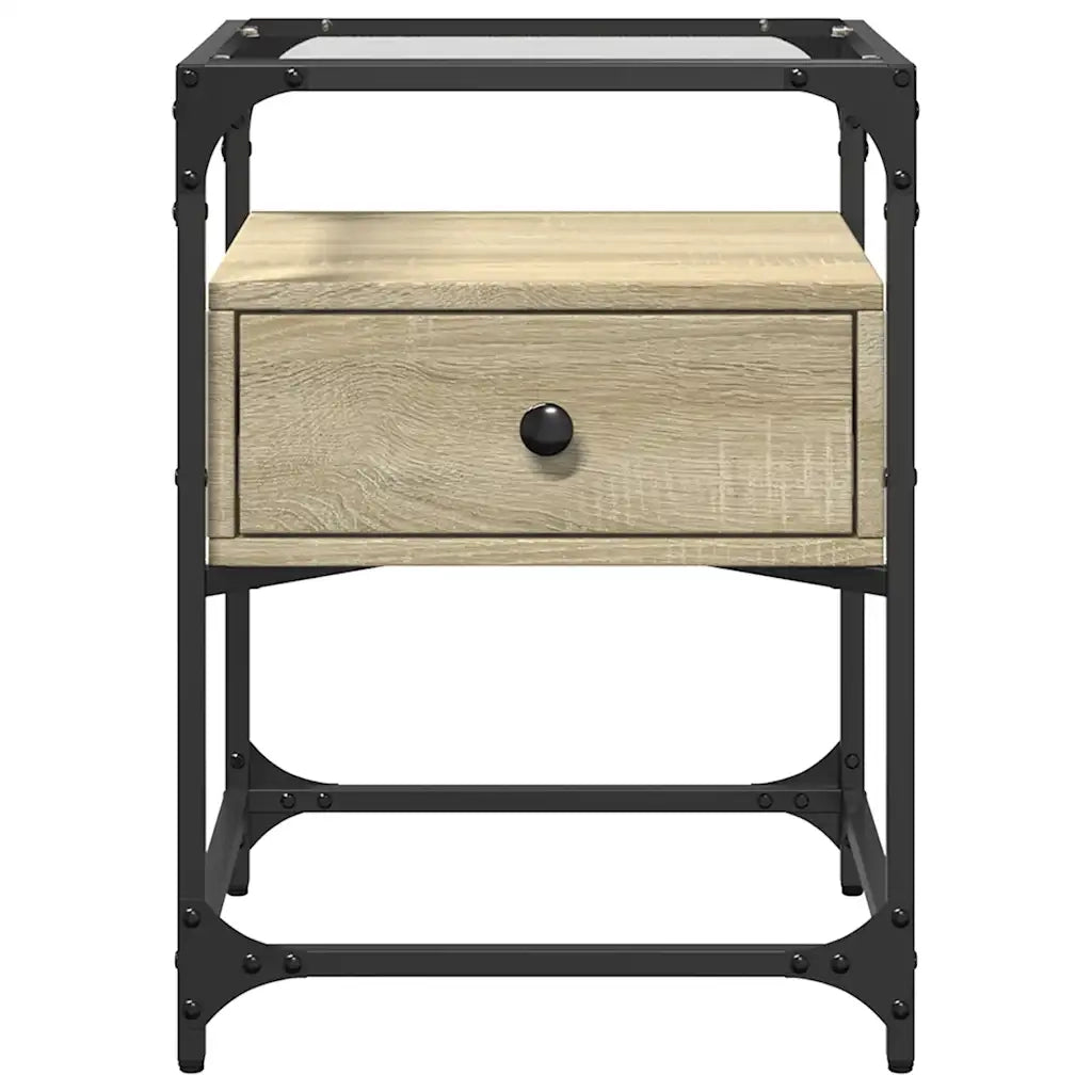 Comodini 2 pz Rovere Sonoma 40x40x55 cm in Legno Multistrato 846077