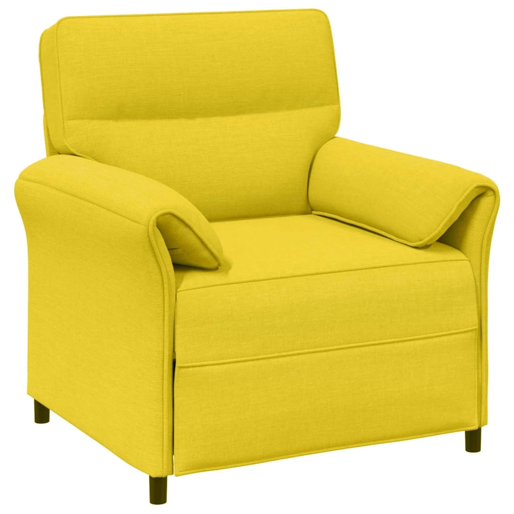 Set di divani 2 pz Giallo Chiaro Tessuto 3424881