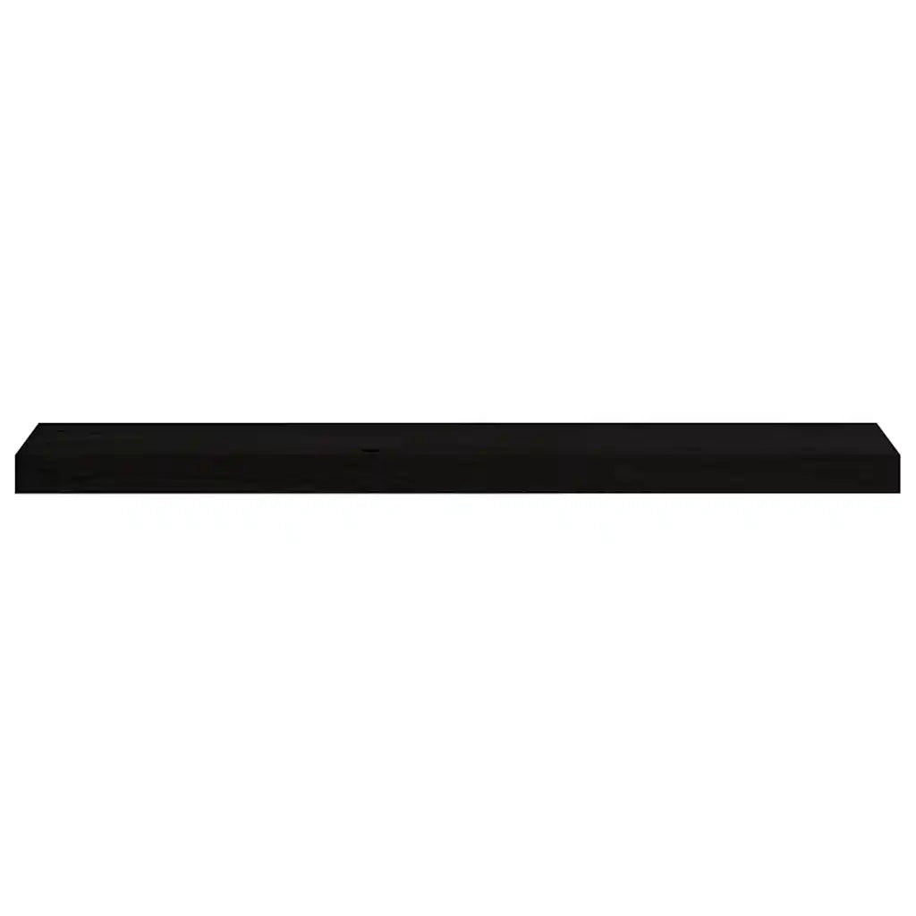 Davanzali 2 pz Marrone Scuro 90x15x2 cm Legno Massello Rovere