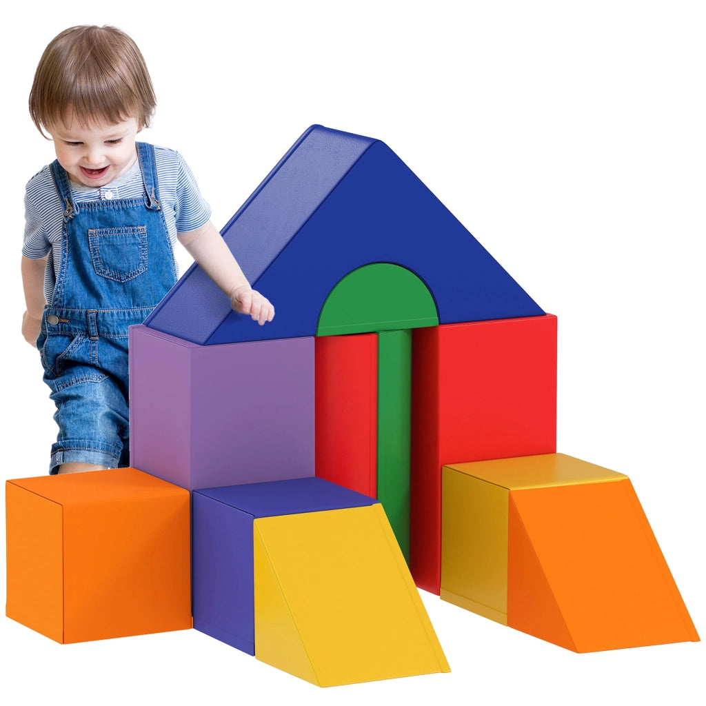 Set Parcours Motricit¨¤ 11 Pezzi ¨C Xylo ¨C Blocchi Schiuma EPE Multicolore per Bambini 1-3 Anni