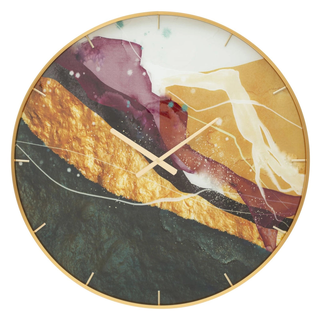 Orologio da Parete VKH286, Multicolore, MDF, 5x5x80 cm