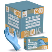 Guanti Nitrile Blu M Senza Polvere Akitaink 500 pezzi