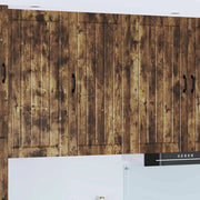 Armadietto a muro LUCCA Rovere Fumo 50 x 31 x 100 cm