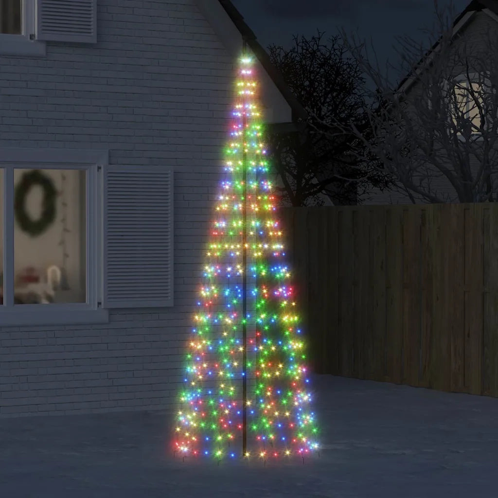 Albero di Natale a LED 550 LED Colorato 300 cm 358114
