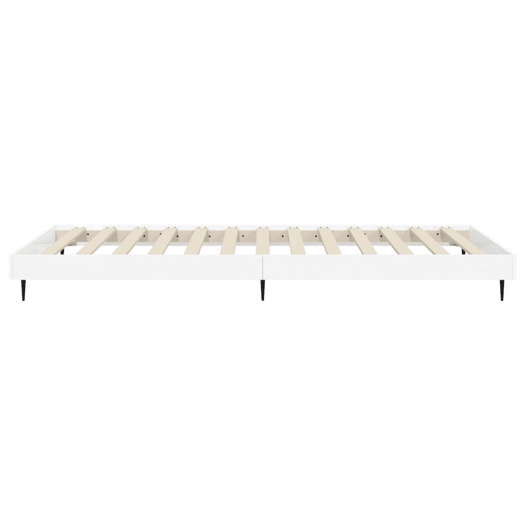 Giroletto Bianco Lucido 90x200 cm in Legno Multistrato 832271
