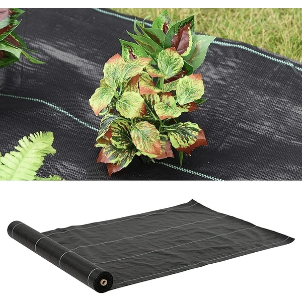TELO PER PACCIAMATURA NERO IDEAL STAR h 1x100 mt Piegata h mt 1 - 100 mq- IDEAL STAR