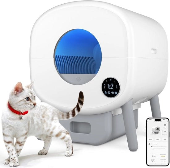 Cassetto per Gatti - Autoreinizzante e Senza Odori - Sensori Intelligenti per un Utilizzo Igienico - Facile da Pulire - Comodo e Sicuro per i Gatti - Ideale per un Ambiente per Gatti Pulito e Senza Preoccupazioni