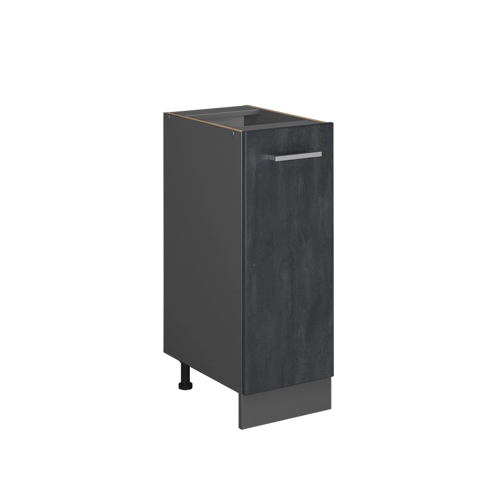 Armadio cucina dispensa alto R-Line Calce nera/Antracite 30 cm senza piano di lavoro Vicco