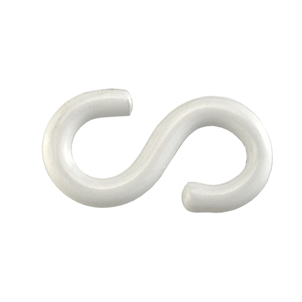 Ganci a "S" aperti plastificati 3,8x25 mm. - 4 pz.