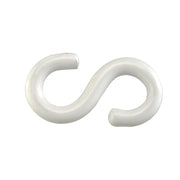 Ganci a "S" aperti plastificati 3,8x25 mm. - 4 pz.
