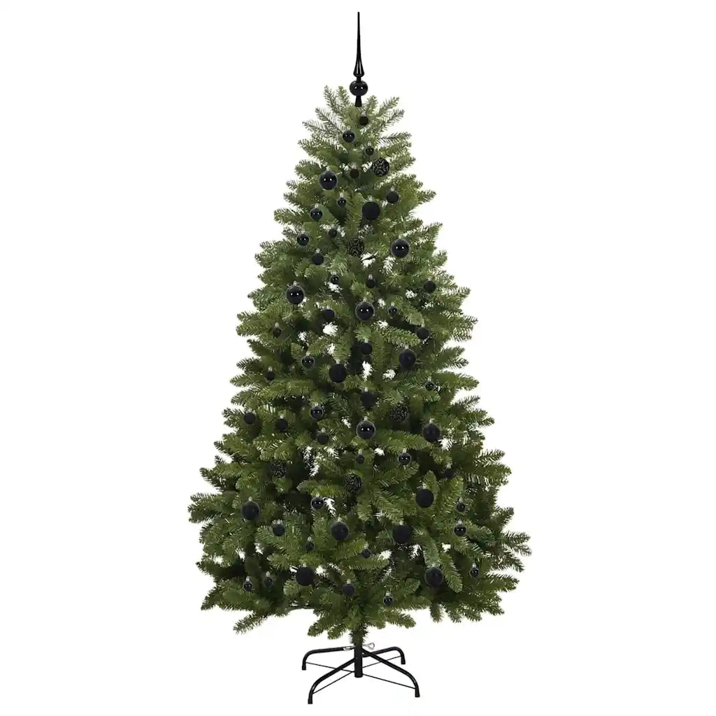 Albero di Natale | Decorazioni natalizie artificiale Verde 210 cm PVC e Metallo